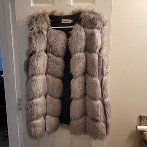 Faux fur vest